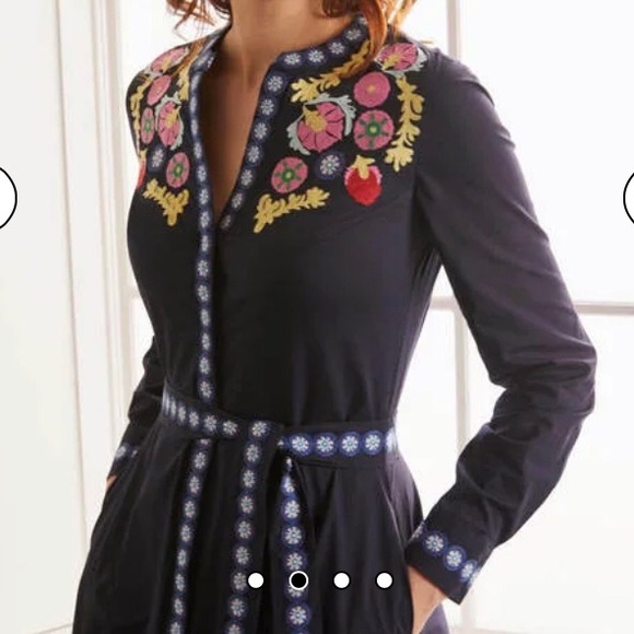 boden riley embroidered coat